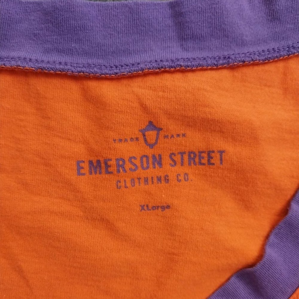Clemson University Emerson Street Clothing Co Women's Pajama Sleep Shirt Sz XL - Picture 5 of 8
